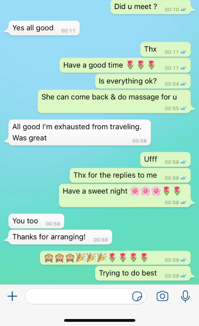Happy customer feedback on Emerans services