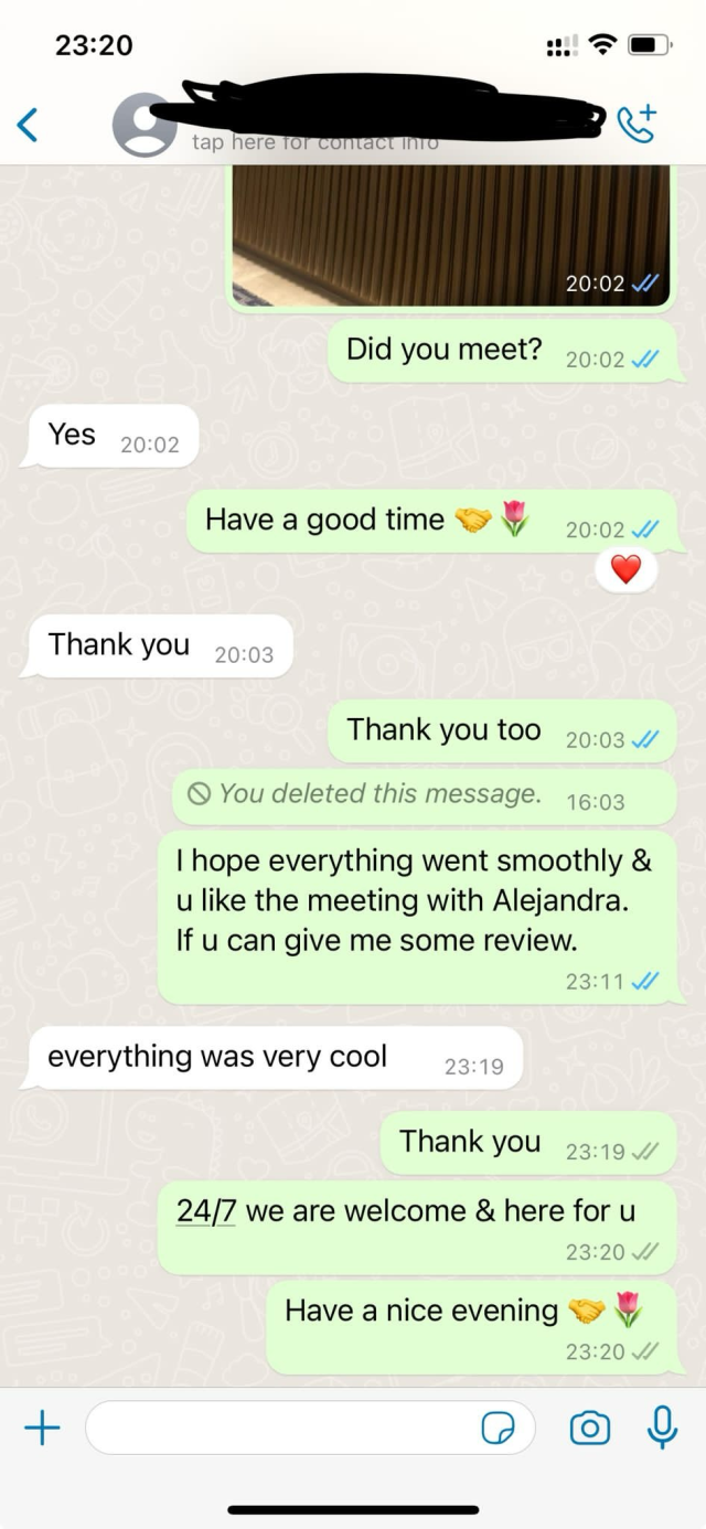Positive reviews from satisfied customers about Emerans services