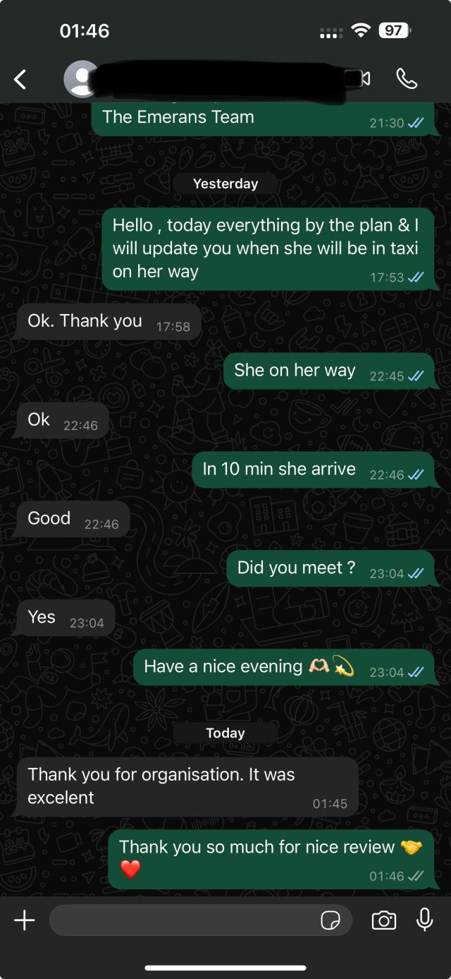 Emerans service reviews from delighted clients