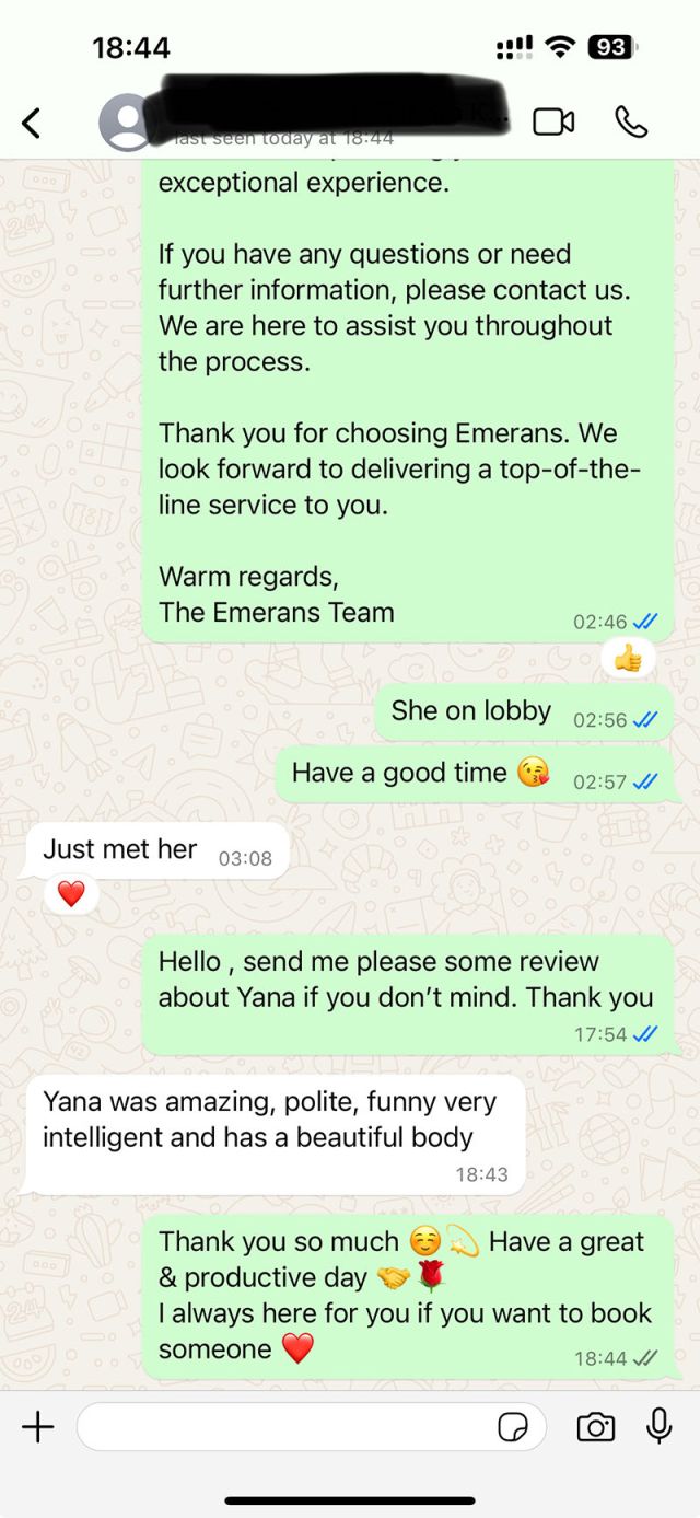 Happy customers praise Emerans services