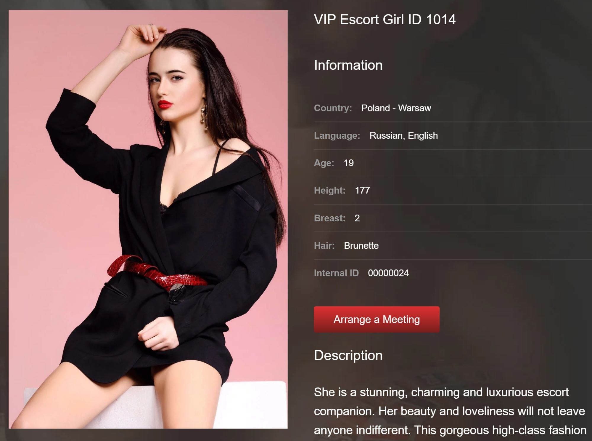 Models profile photo