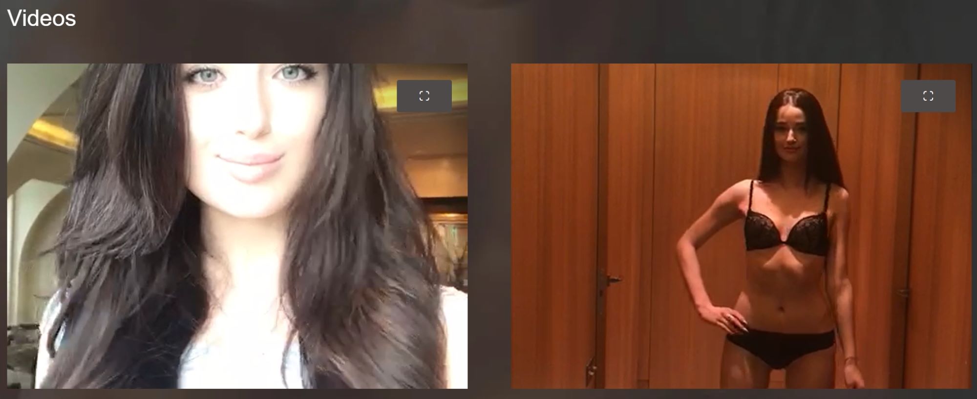 Models video gallery